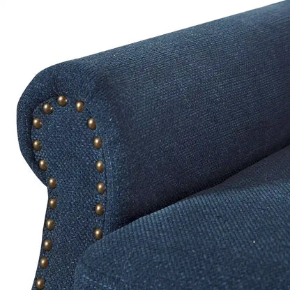 COZYMAN Poltrona moderna in legno massello imbottita in tessuto/similpelle, set di 2 poltrone per soggiorno