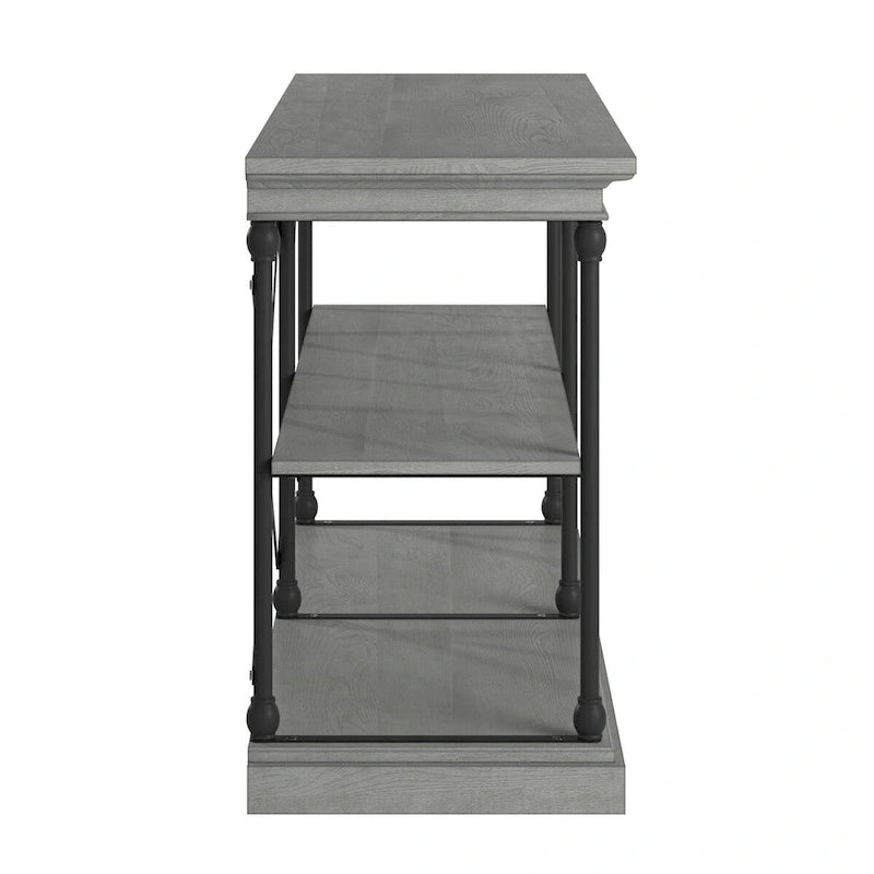 Tavolo da ingresso con cornice in ferro e legno Barnstone di iNSPIRE Q Artisan