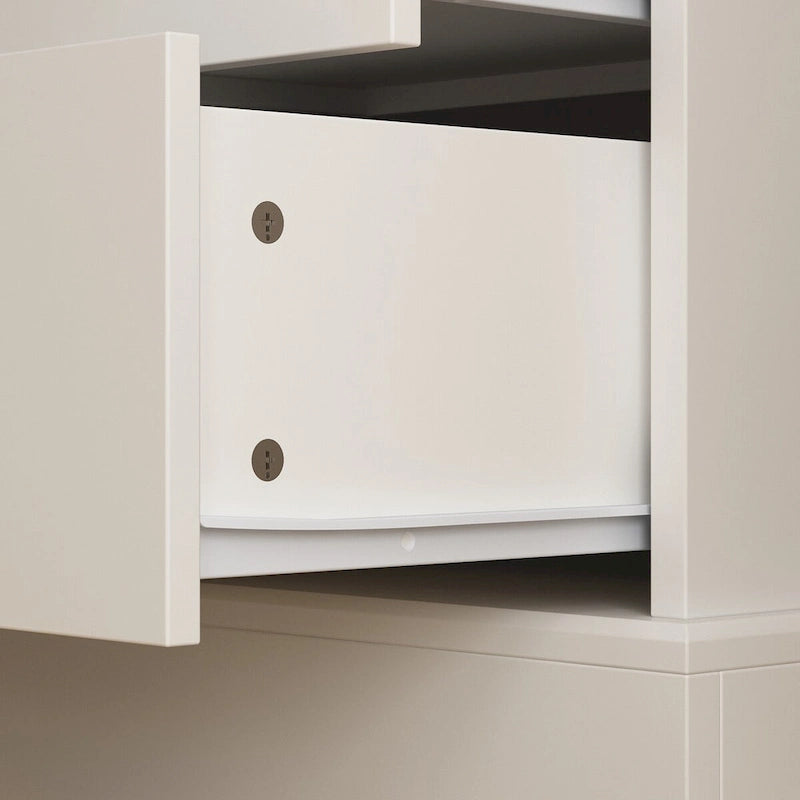 Vetrina con ante in vetro, libreria decorativa per soggiorno e corridoio - 70,1 A x 31,5 L