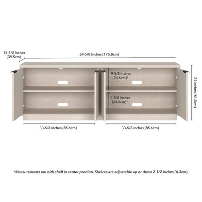 Supporto TV rettangolare Mansfield per TV fino a 78 - 70 di larghezza