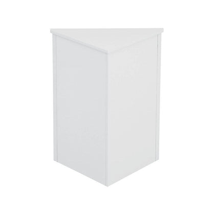 Mobiletto angolare triangolare per bagno con ripiani regolabili, mobiletto da terra indipendente, mobiletto decorativo per soggiorno