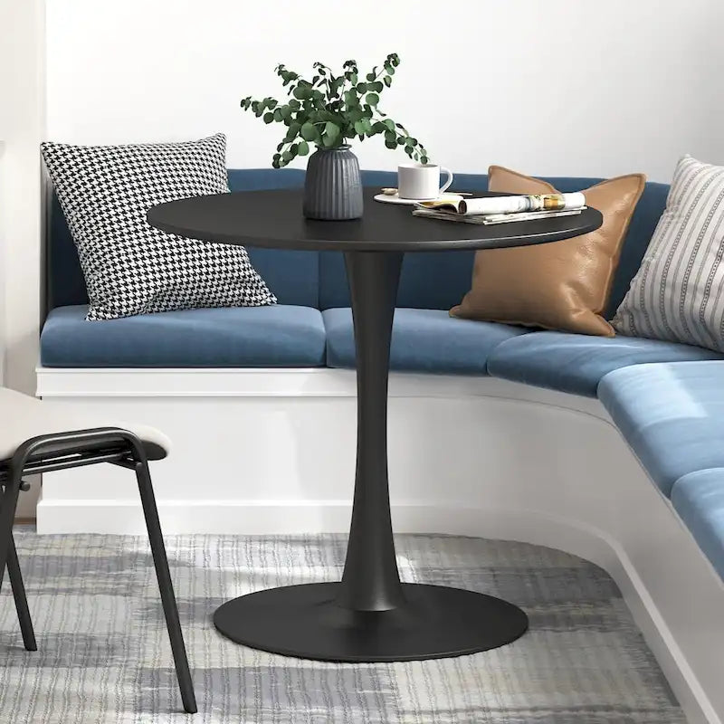 Tavolo da pranzo rotondo Tulip in stile moderno di metà secolo