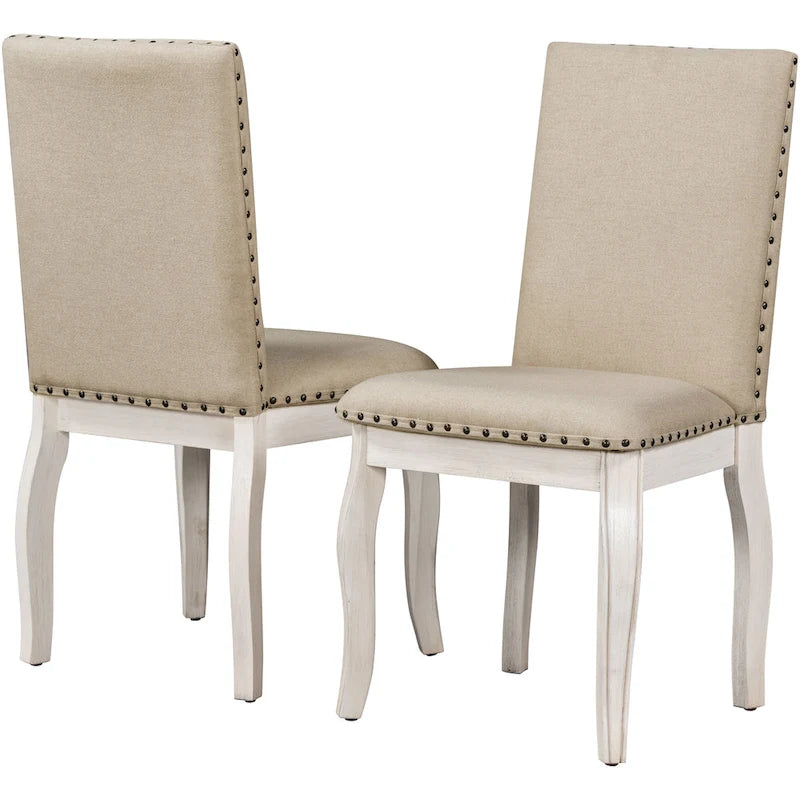 Set da pranzo da 5 pezzi con tavolo da pranzo rotondo estensibile e sedie