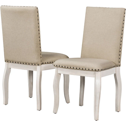 Set da pranzo da 5 pezzi con tavolo da pranzo rotondo estensibile e sedie