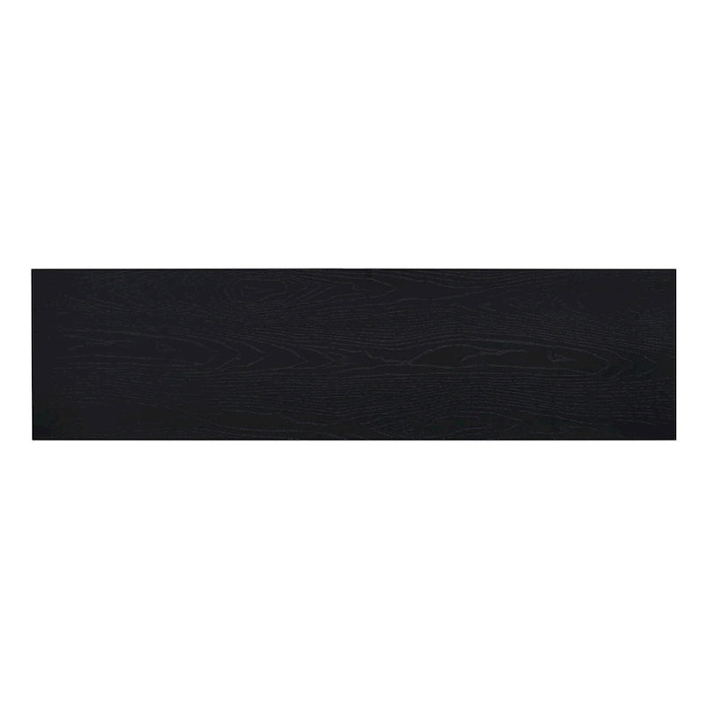 Credenza retrò con design a scanalatura circolare