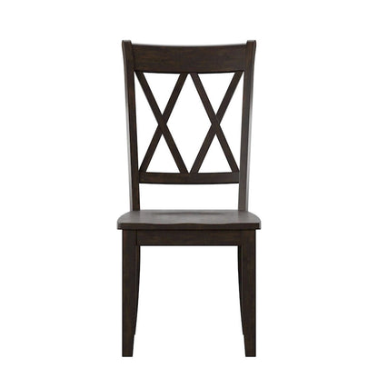 Sedia da pranzo Eleanor X Back Wood (set da 2) di iNSPIRE Q Classic
