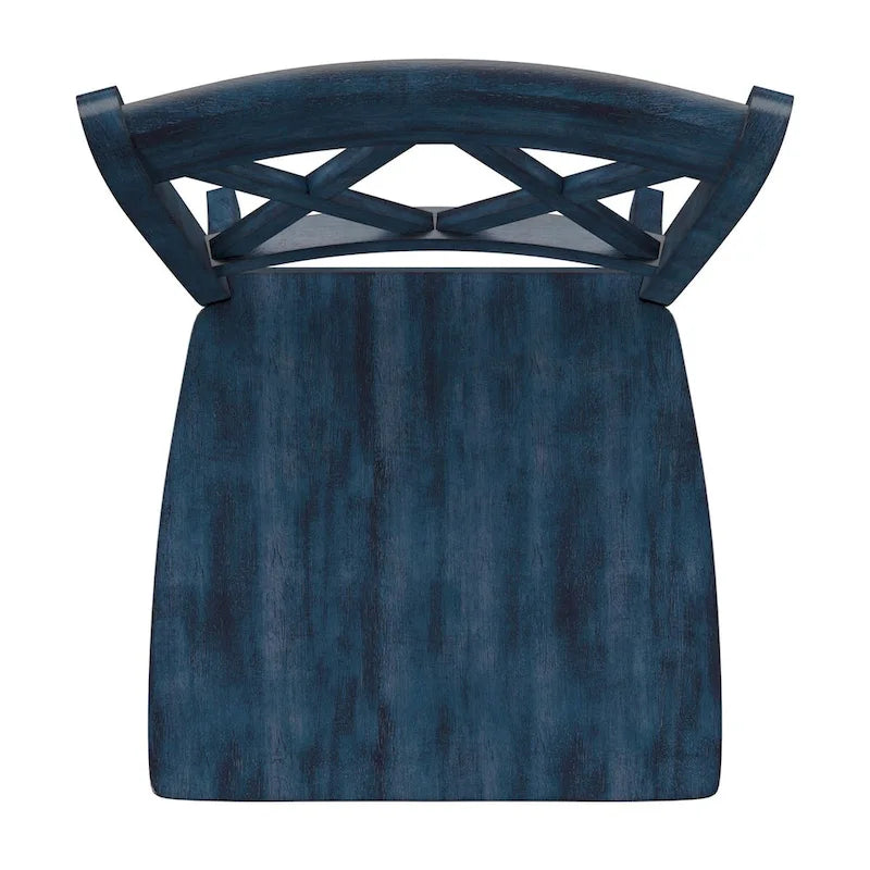 Sedia da pranzo Eleanor X Back Wood (set da 2) di iNSPIRE Q Classic