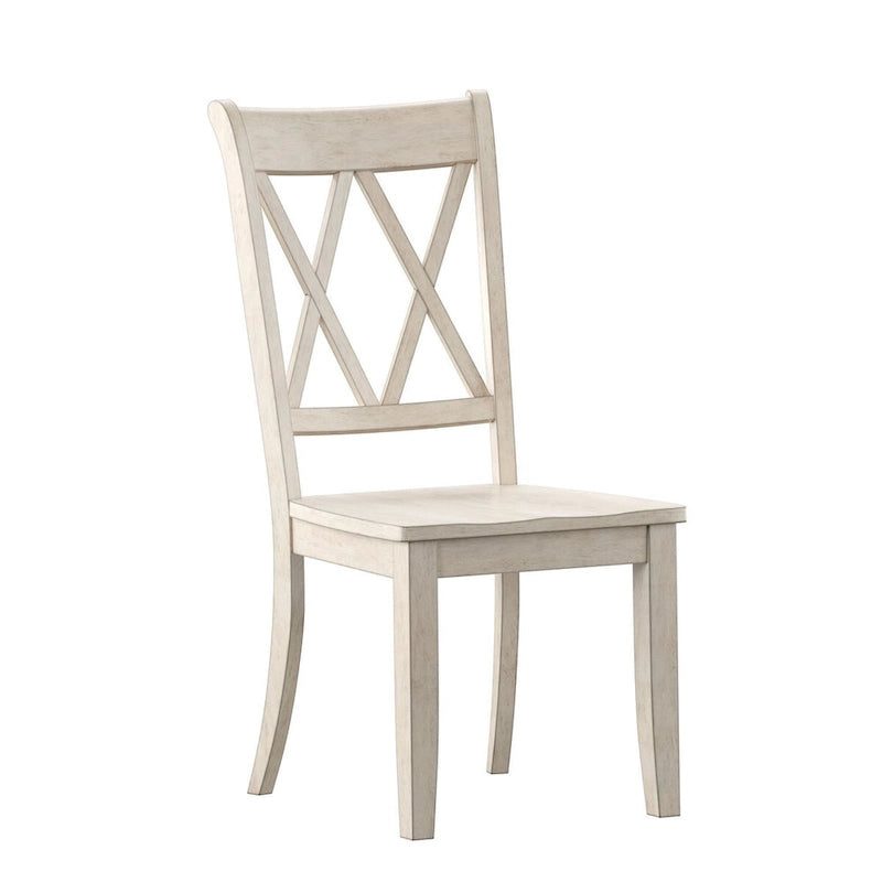 Sedia da pranzo Eleanor X Back Wood (set da 2) di iNSPIRE Q Classic