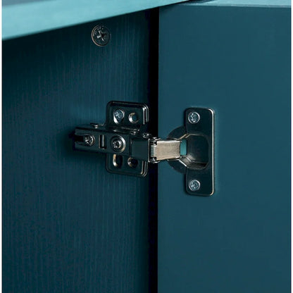 Credenza con porta a forma di fiore intagliato, grande, credenza e buffet