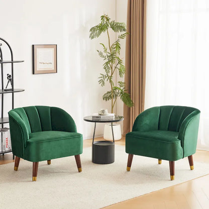 Poltrona moderna imbottita Mokena (set di 2) di Christopher Knight Home