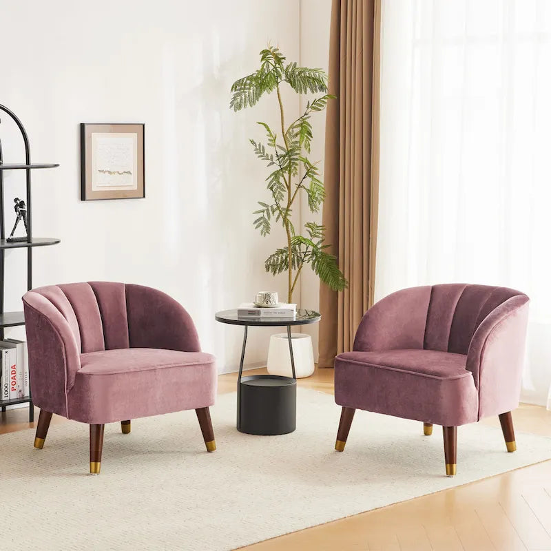 Poltrona moderna imbottita Mokena (set di 2) di Christopher Knight Home