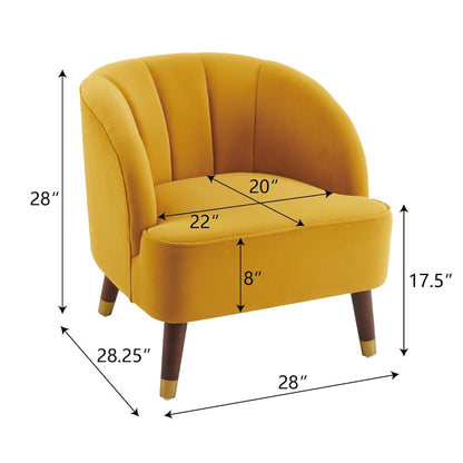 Poltrona moderna imbottita Mokena (set di 2) di Christopher Knight Home