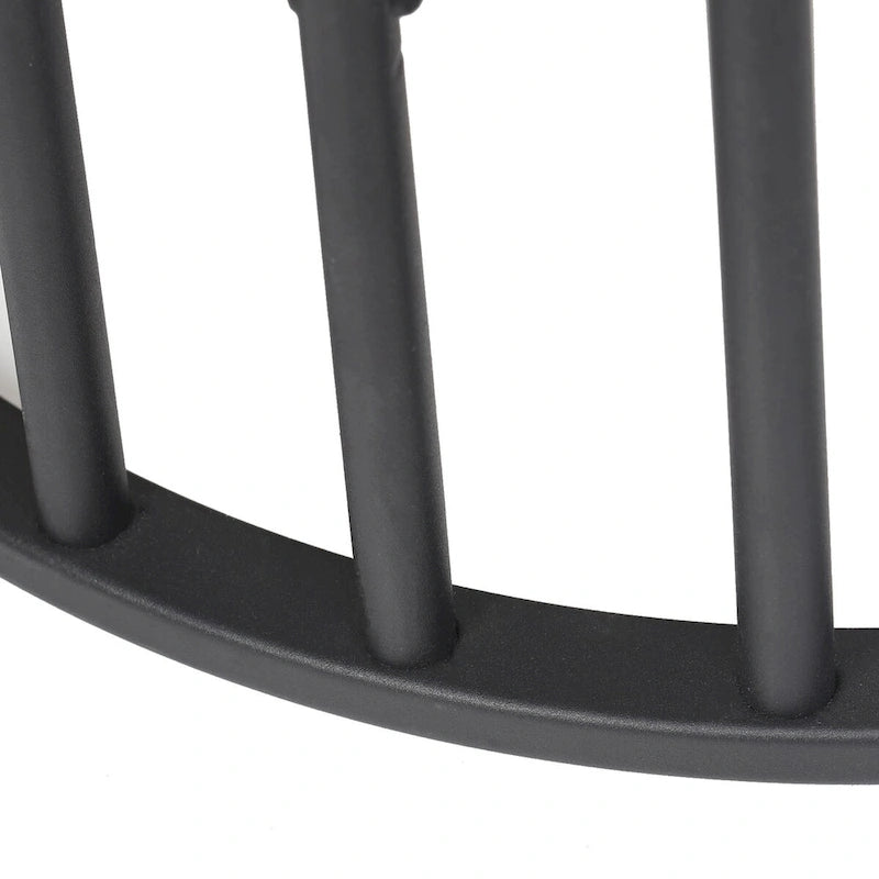 Tavolino laterale rotondo a 2 livelli con piano in pietra sinterizzata - 15,7x15,7x21,3 pollici