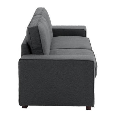 Divano moderno imbottito in tessuto da 80 a 3 posti