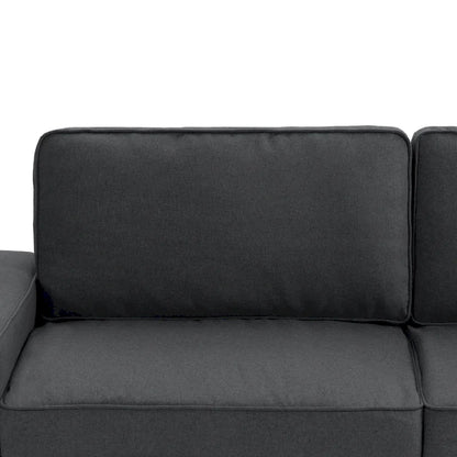 Divano moderno imbottito in tessuto da 80 a 3 posti