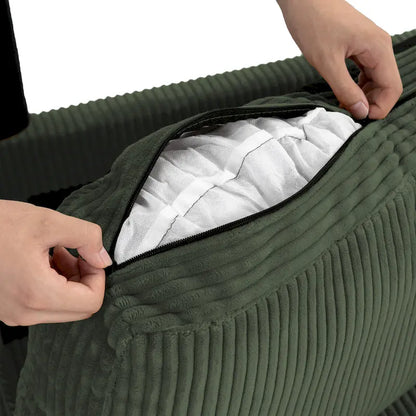 Divano moderno imbottito in tessuto da 80 a 3 posti