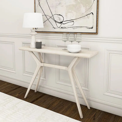 Tavolo consolle con gambe incrociate Plank and Beam Verso - 46