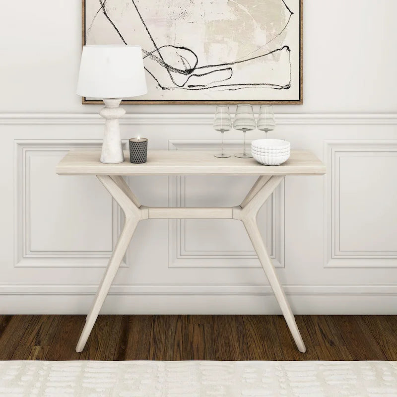 Tavolo consolle con gambe incrociate Plank and Beam Verso - 46