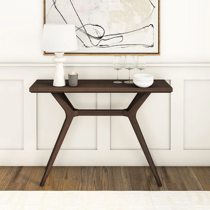 Tavolo consolle con gambe incrociate Plank and Beam Verso - 46