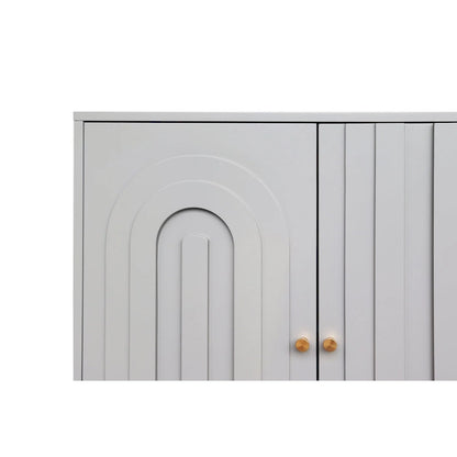 Mobiletto moderno in legno laccato a 4 ante