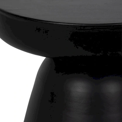 Tavolino laterale in legno, 19, nero