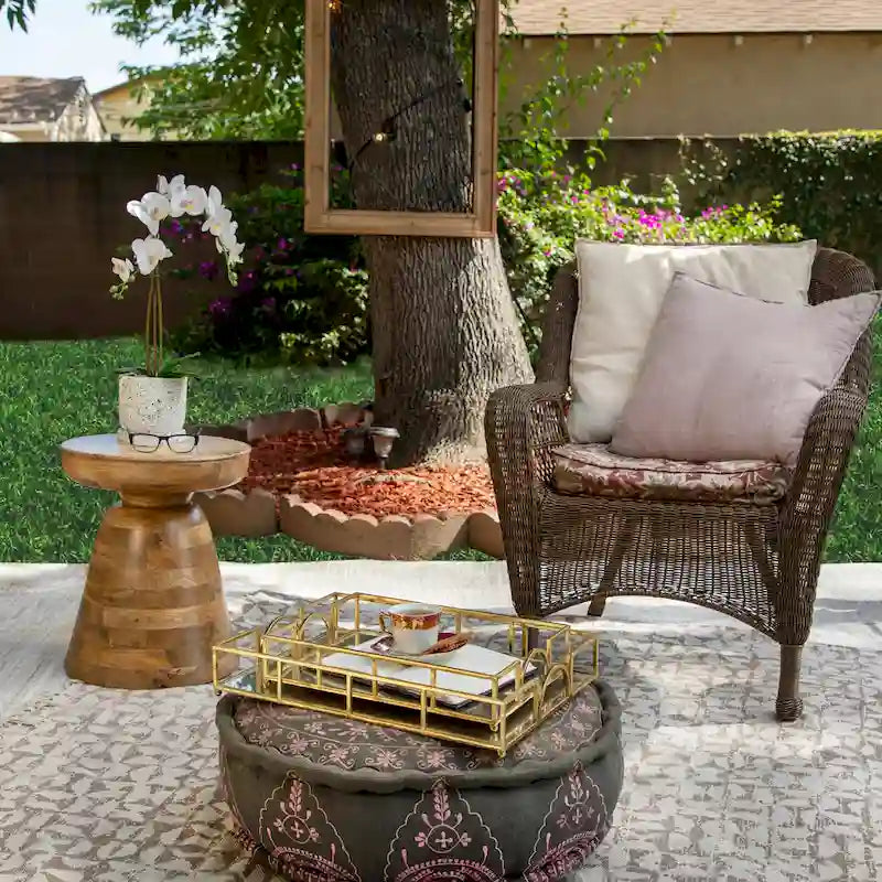 Tavolino laterale in legno, 19, nero