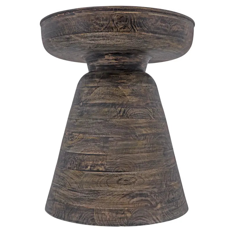 Tavolino laterale in legno, 19, nero