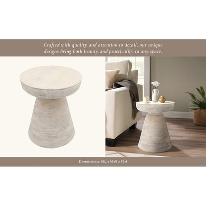 Tavolino laterale in legno, 19, nero