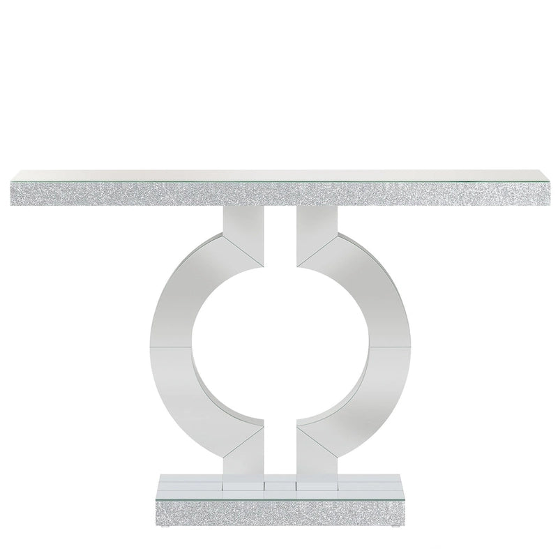 43 Tavolino moderno con specchio per divano per ingresso