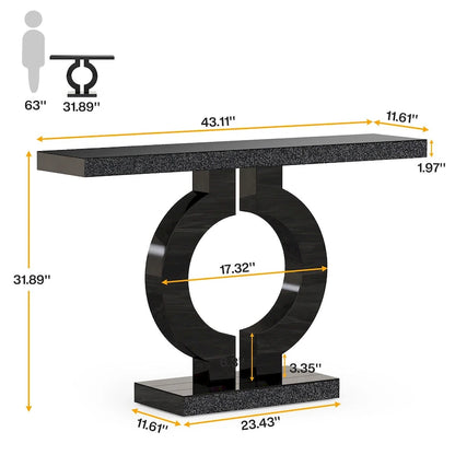 43 Tavolino moderno con specchio per divano per ingresso
