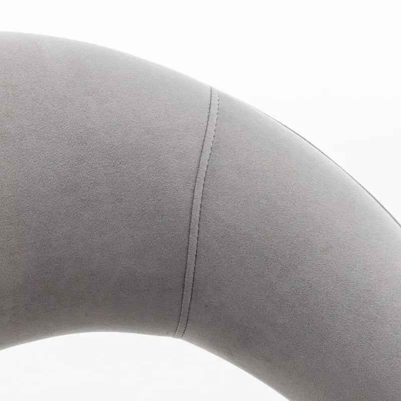 SEYNAR Set di 2 sedie da pranzo con schienale aperto e imbottitura in velluto, stile moderno di metà secolo