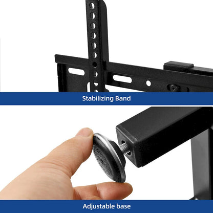 Supporto TV con luce LED Moasis con supporto, presa di corrente e porta USB per TV fino a 70