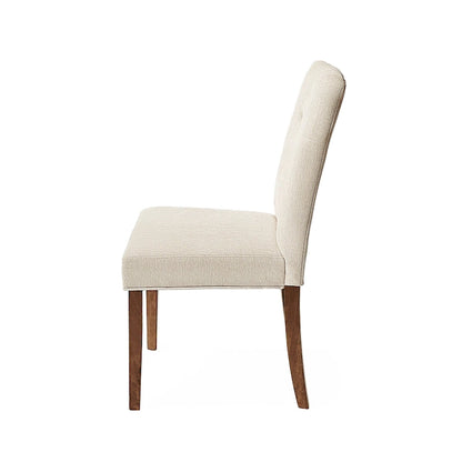 Sedia da pranzo imbottita in legno di caucciù Chastin Farmhouse (set di 2) di Christopher Knight Home