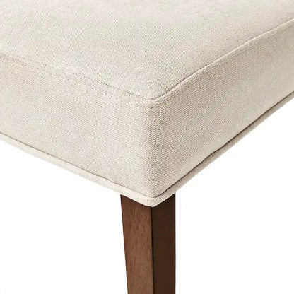 Sedia da pranzo imbottita in legno di caucciù Chastin Farmhouse (set di 2) di Christopher Knight Home