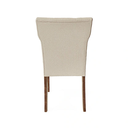 Sedia da pranzo imbottita in legno di caucciù Chastin Farmhouse (set di 2) di Christopher Knight Home