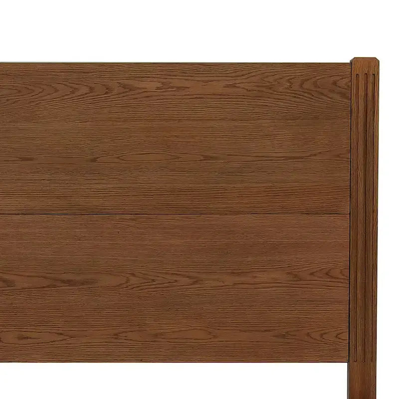 Letto con piattaforma in legno massello LUE BONA con testiera, letto matrimoniale, struttura in legno rustico, mobili per camera da letto