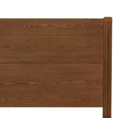 Letto con piattaforma in legno massello LUE BONA con testiera, letto matrimoniale, struttura in legno rustico, mobili per camera da letto