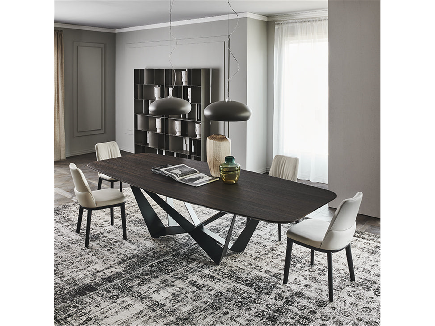 Tavolo da pranzo Skorpio Wood Master - 118W