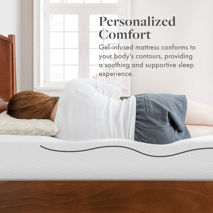 Materasso in memory foam di gel premium SoftNest Rejuv Collection da 8 pollici