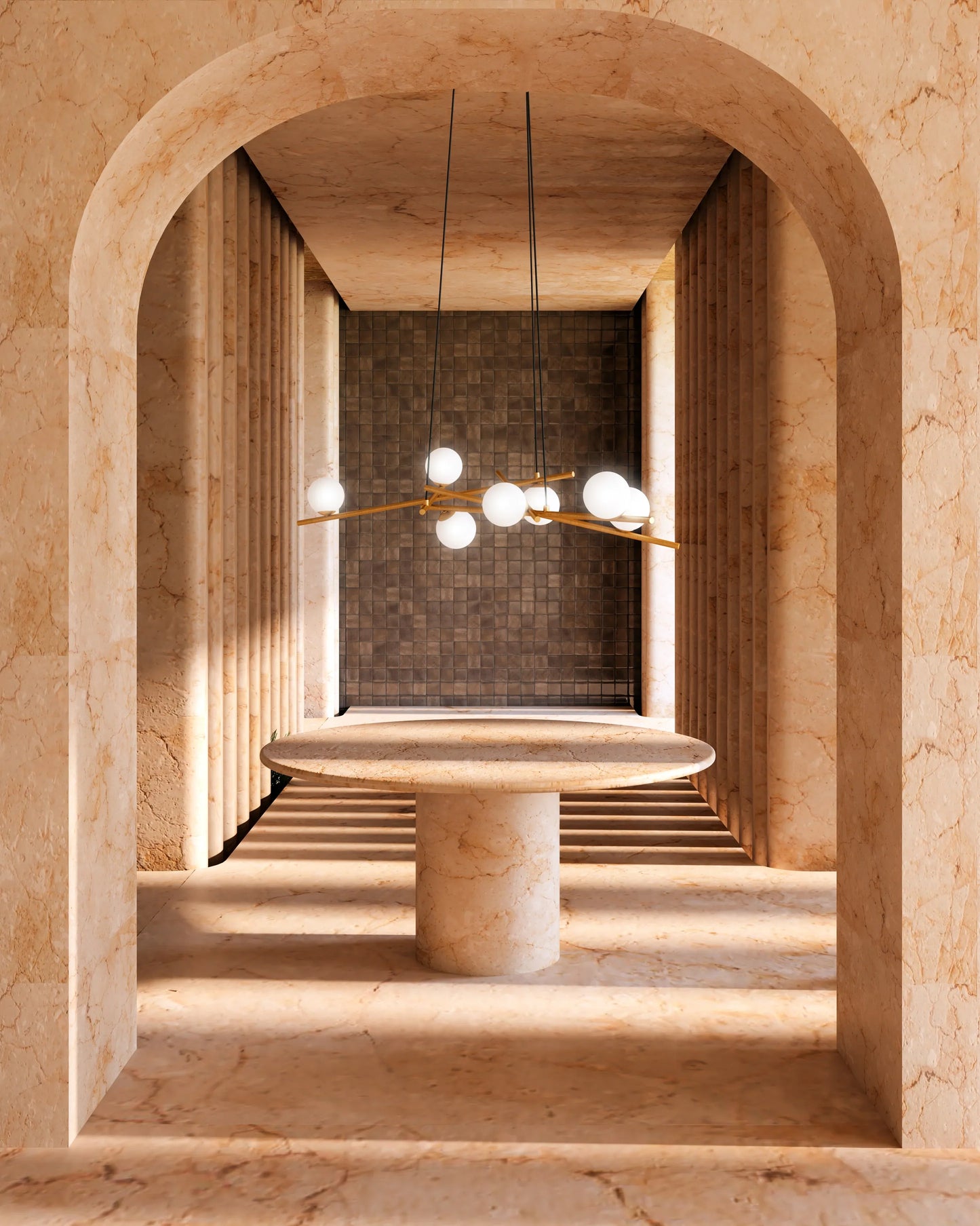 LAMPADARIO ARA 54 pollici