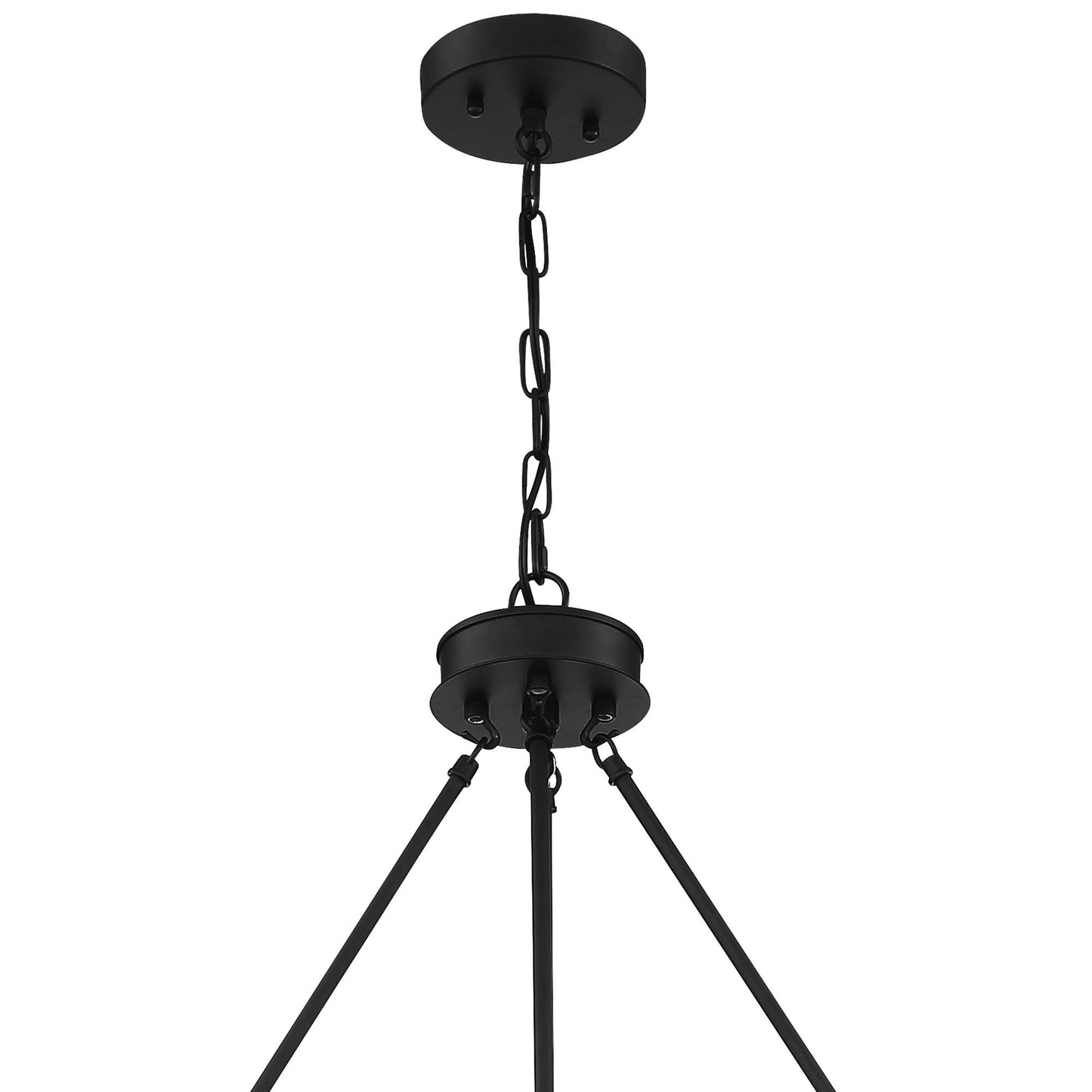 Lampadario a ruota di carro Acroma Farmhouse da 12 luci, 40 pollici, con UL - 40'' P x 138'' H