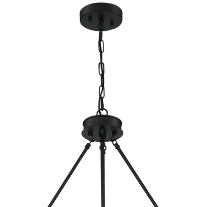 Lampadario a ruota di carro Acroma Farmhouse da 12 luci, 40 pollici, con UL - 40'' P x 138'' H