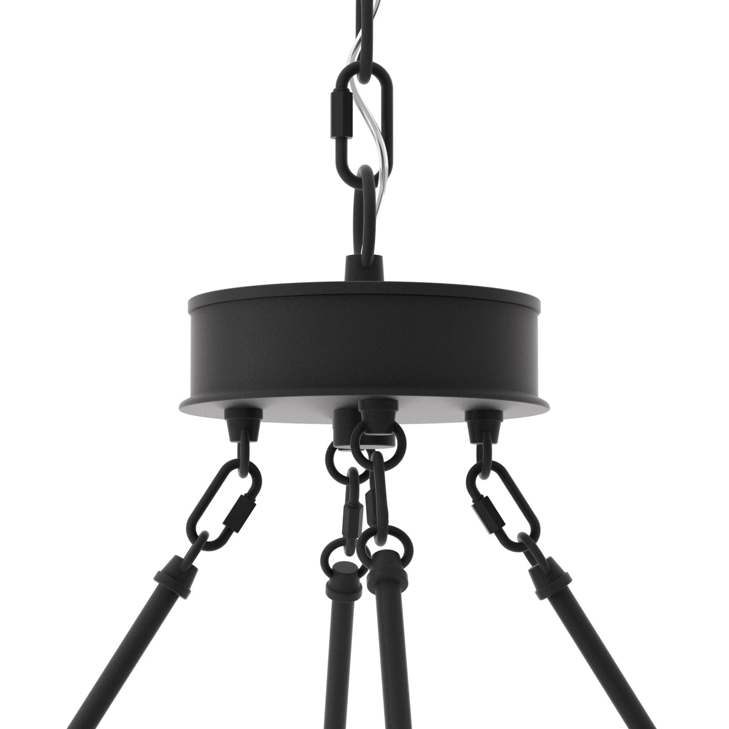 Lampadario a ruota di carro Acroma Farmhouse da 12 luci, 40 pollici, con UL - 40'' P x 138'' H