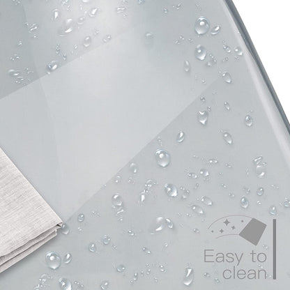 Sedia girevole in acrilico con altezza regolabile senza braccioli per ufficio domestico