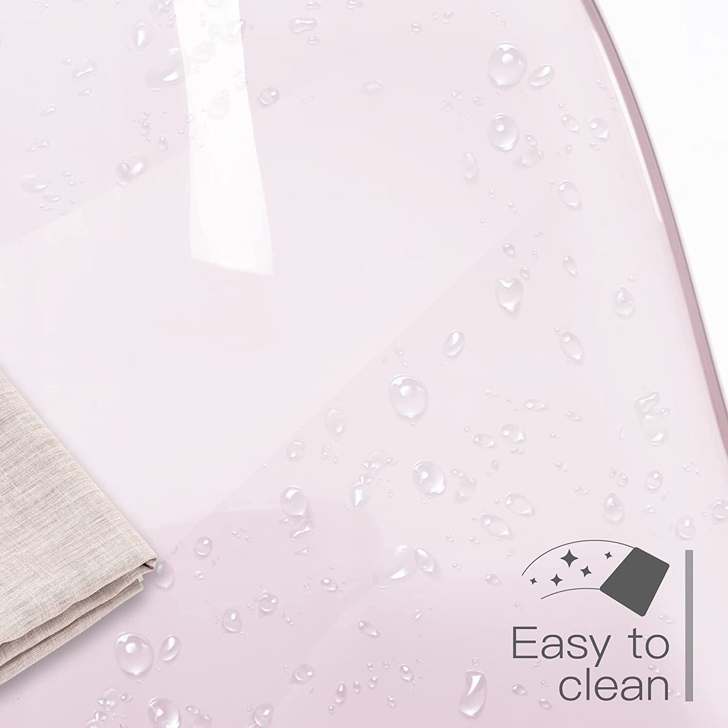 Sedia girevole in acrilico con altezza regolabile senza braccioli per ufficio domestico