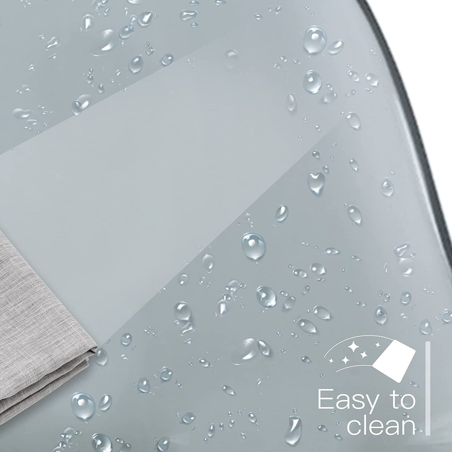 Sedia girevole in acrilico con altezza regolabile senza braccioli per ufficio domestico