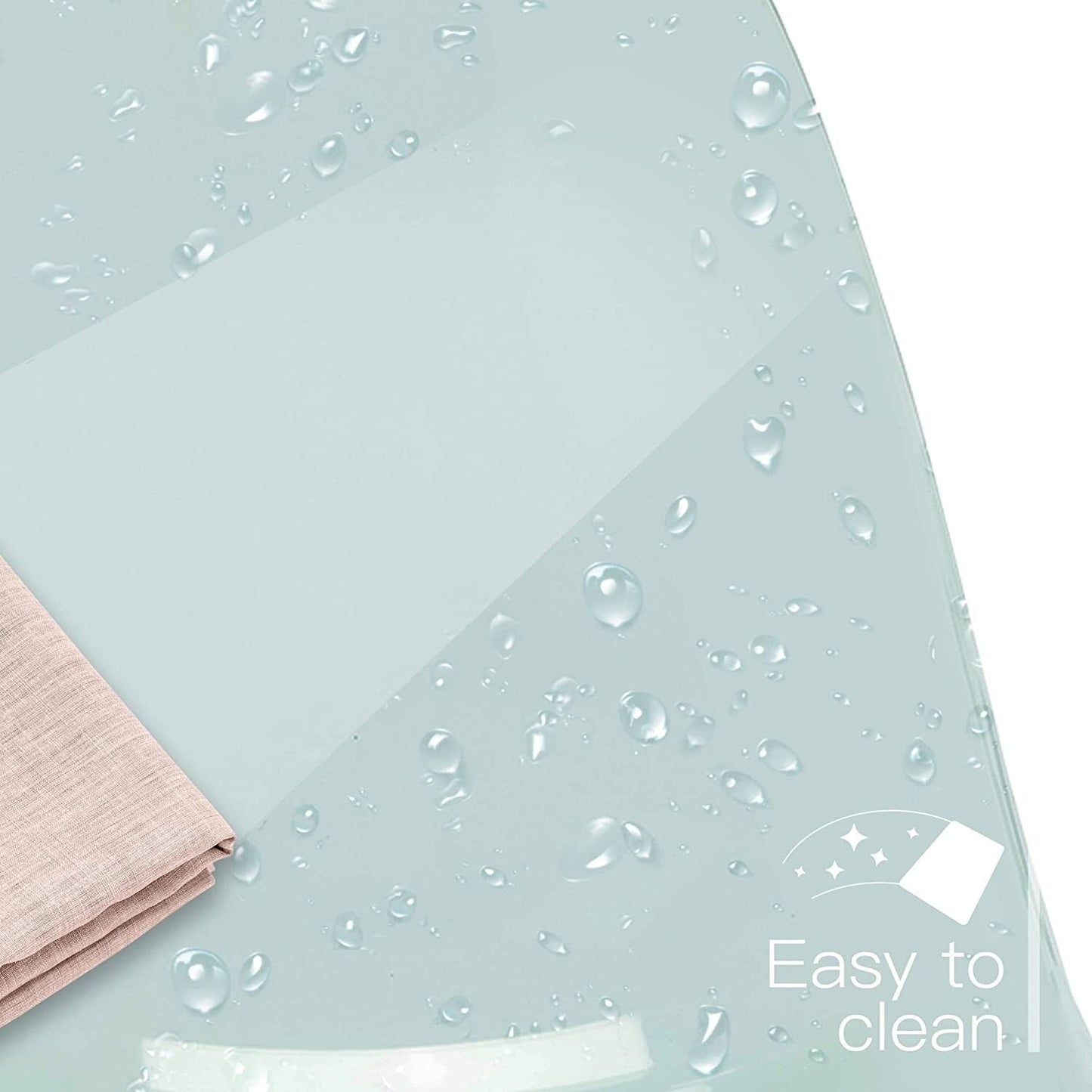 Sedia girevole in acrilico con altezza regolabile senza braccioli per ufficio domestico