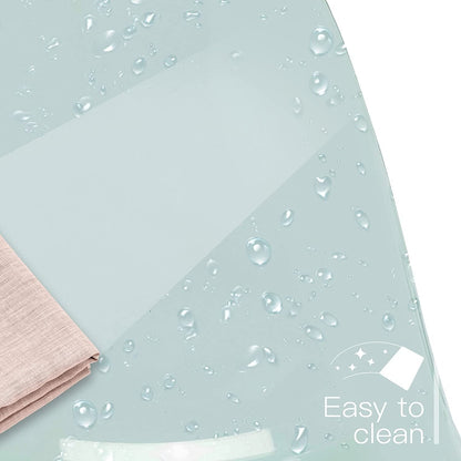 Sedia girevole in acrilico con altezza regolabile senza braccioli per ufficio domestico