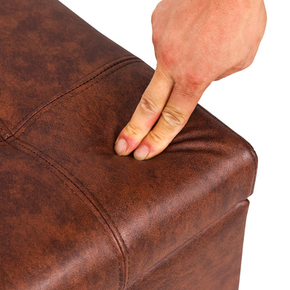 Panca contenitore in similpelle Adeco 50