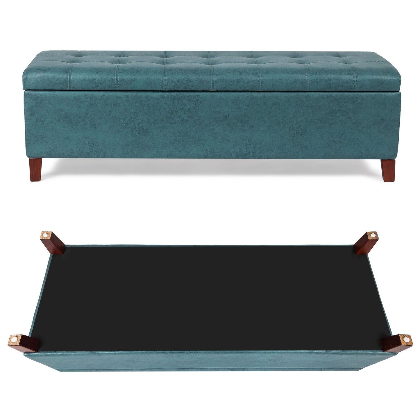 Panca contenitore in similpelle Adeco 50